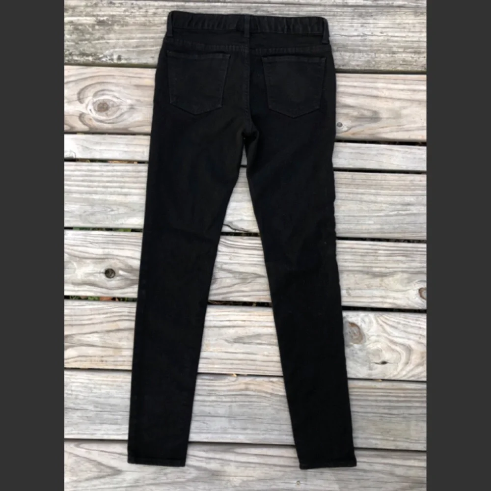 - GAP Black Super Stretch Skinny Jeans SZ 14! EUC!